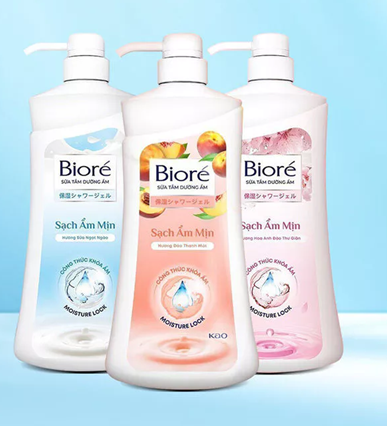  Sữa Tắm Biore Dưỡng Ẩm Đủ Hương 530g 