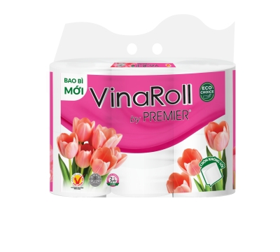  Giấy vệ sinh VinaRoll by PREMIER Eco Không Lõi 6 Cuộn 