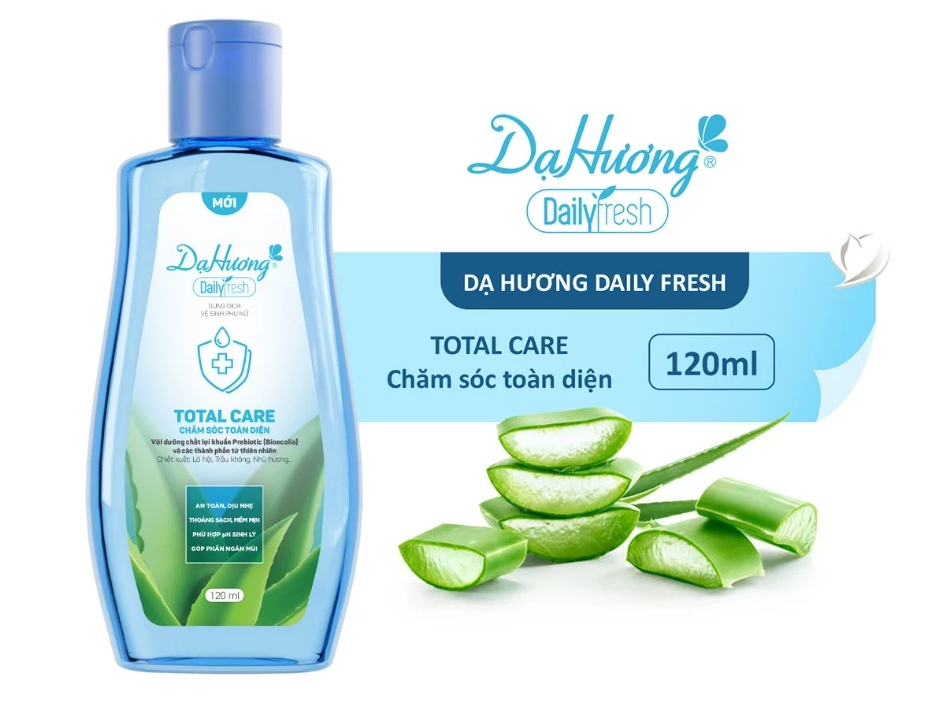  Dung dịch vệ sinh Dạ hương Daily Fresh Total Care - CHĂM SÓC TOÀN DIỆN 120ml 
