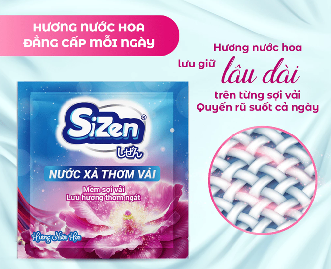  Dây Túi Nước Xả Thơm Vải Sizen Hương Nước Hoa 20 ml lưu hương nước hoa lâu, Không gây kích ứng da 