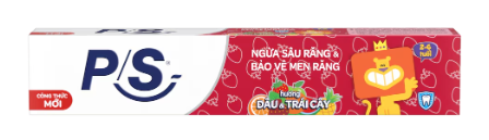  Kem đánh răng P/S Trẻ Em 2-6 tuổi Hương Dâu & Trái Cây 