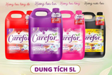  Nước Giặt Xả 6in1 Carefor 5L Hương Hoa Hồng, Hoa Lan, Nước Hoa Lưu Hương Lâu Sạch Sâu Vết Bẩn 