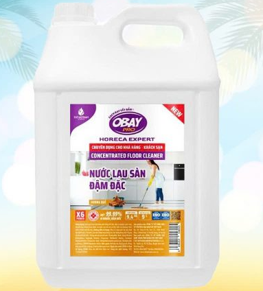  Nước lau sàn OBAY PRO 9L tinh chất quế 