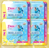  Băng vệ sinh Diana Sensi Cool Fresh hương Chanh Vàng Thanh Mát 22 miếng 