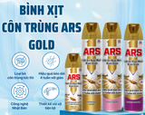  Bình Xịt Ruồi Muỗi Kiến Gián ARS GOLD Diệt Côn Trùng Hiệu Quả – Hương Sakura/Lavender/Không Mùi (300ml–600ml) 