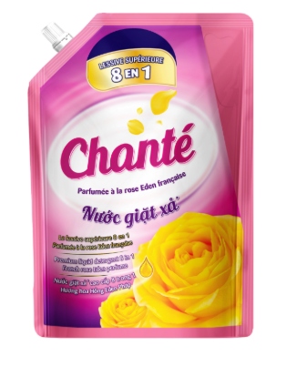  Nước giặt xả cao cấp 8 trong 1 Chanté túi 3.05kg 