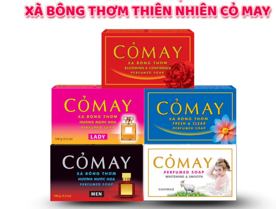  Xà Bông Tắm Hương Thơm Thiên Nhiên Cỏ May Làm Sạch & Dưỡng Da Cục 100G 