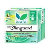  Băng vệ sinh Laurier siêu mỏng bảo vệ 1mm 22.5cm 10 miếng 