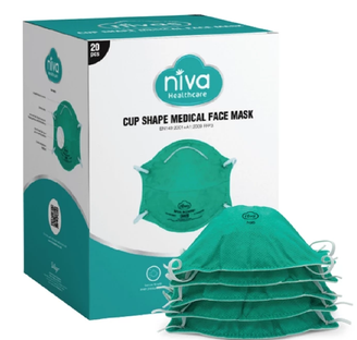  Khẩu Trang Niva N95 Cup AC95 Ngừa Vi Khuẩn Virus, Đạt Chuẩn FDA 