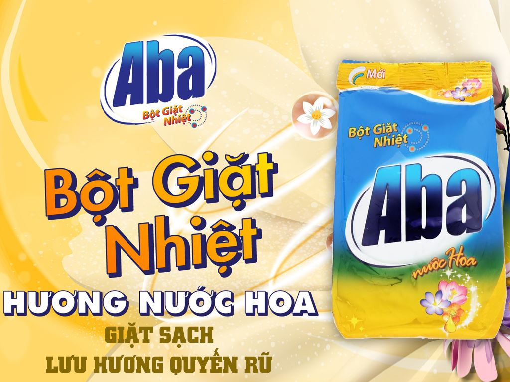  Bột giặt nhiệt Aba hương nước hoa túi 720g 