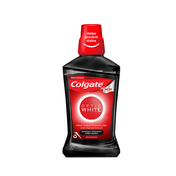  Nước súc miệng Colgate Optic White Charcoal FreshMint 