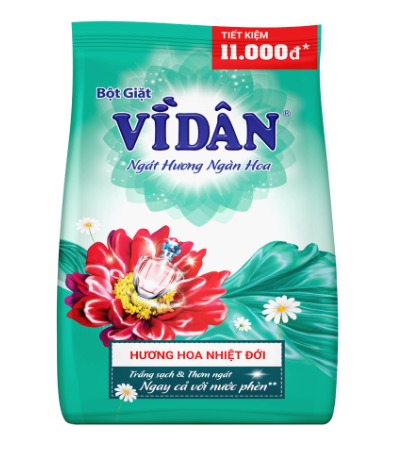  Bột giặt Vì dân ngát hương ngàn hoa 