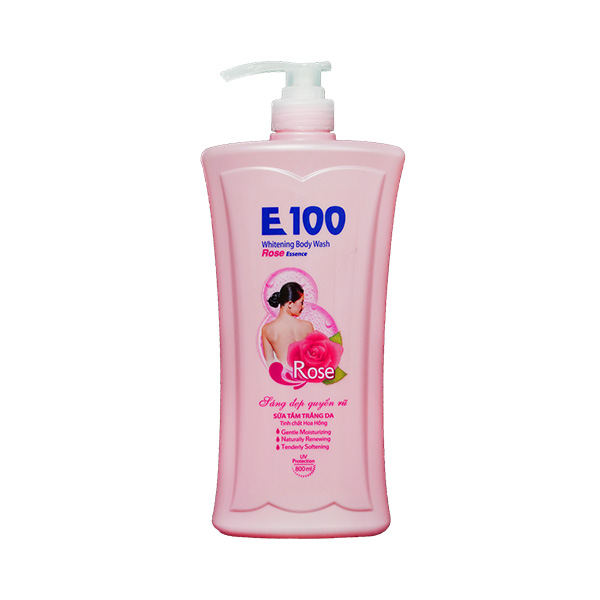  Sữa Tắm Trắng Da E100 – Tinh Chất Hoa Hồng 520ml - 800ml - 1.1L - 1.2L 