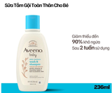 Sữa tắm gội toàn thân Aveeno baby 236ml 