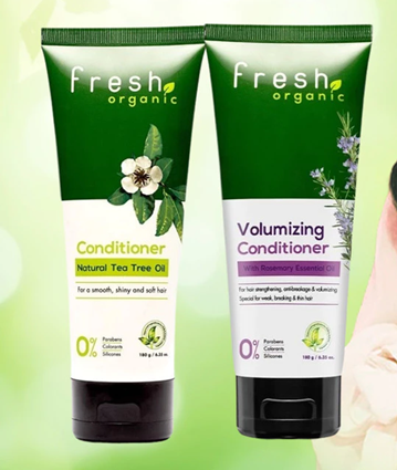  Dầu Xả Hữu Cơ FRESH ORGANIC Dưỡng Tóc Mềm Mượt 180g 