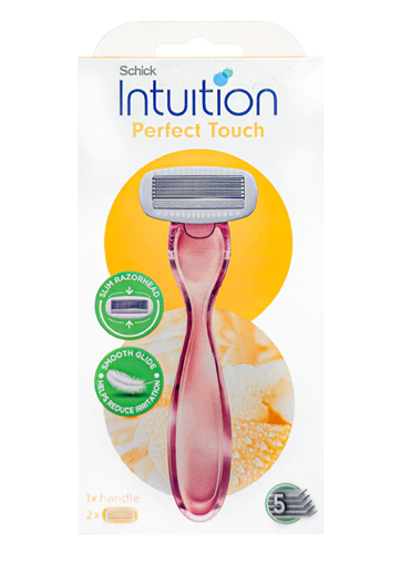  Dao Cạo Schick Có Thể Thay Lưỡi Dành Cho Nữ Intuition Perfect Touch Kit2 