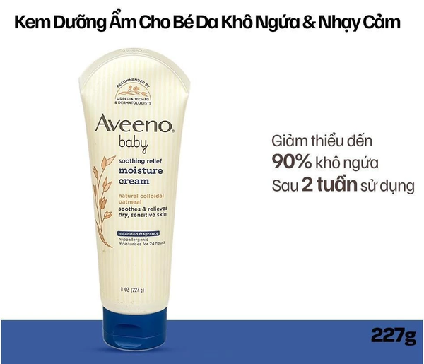  Kem dưỡng Aveeno Baby cho da khô và nhạy cảm 227g 