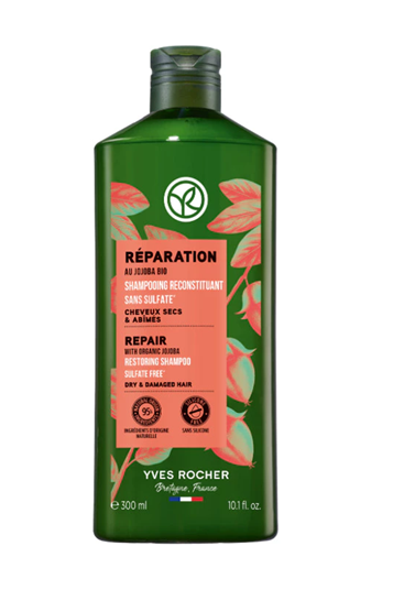 Dầu gội phục hồi tóc hư tổn Yves Rocher Repair Hair Care Restoring Shampoo 300ml 