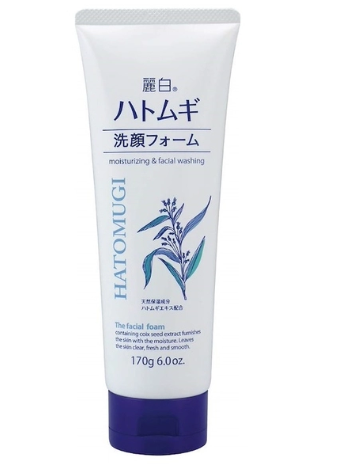  Sữa rửa mặt dưỡng ẩm trắng da Hatomugi nội địa nhật bản 130-170 g 