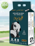  Khăn Giấy Rút Đáy Đa Năng MyLan Cao Cấp 2 Lớp Dập Vân 3D Mềm Dai Thấm Hút Tốt 386 Tờ/Dây 