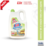  Nước lau sàn Lix sạch thơm hương gừng và sả chanh mát lạnh sạch sáng bóng Lixco Việt Nam 3,6L 