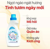  Nước Xả Vải LORD Nắng Mai Nước Hoa Đậm Đặc Dịu Nhẹ Mềm Vải Lưu Hương Thơm Lâu An Toàn Cho Da 800g 
