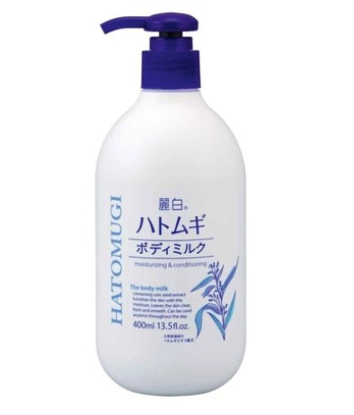  Sữa Dưỡng Thể Hatomugi Làm Sáng Da Ban Đêm 400 ml 
