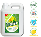  Nước rửa chén GREENEX Hương Chanh can 5L 