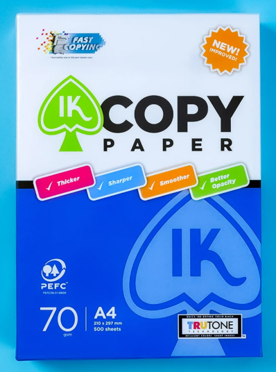  Giấy A4 70 gsm IK Copy (500 tờ) - Hàng nhập khẩu Indonesia 