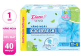 Băng vệ sinh Diana hàng ngày Sensi Cool Fresh 40 miếng/gói 