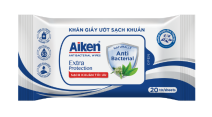  Khăn giấy ướt sạch khuẩn hương Extra Project 20 tờ 