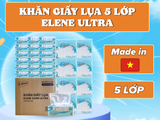  Khăn Giấy Lụa 5 Lớp Rút Elene Ultra Cao Cấp, Mềm Mịn, An Toàn 