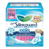  Băng vệ sinh Laurier Siêu Mỏng 1mm Mát lạnh 25cm 7 miếng 