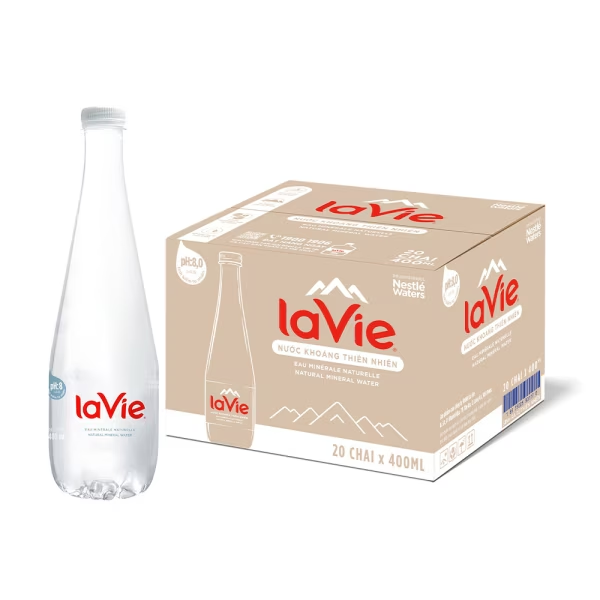  Nước khoáng thiên nhiên LaVie Premium 400ml 