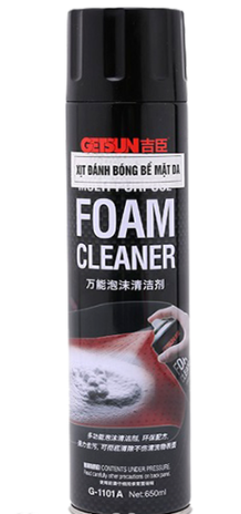  Chai xịt làm sạch, đánh bóng bề mặt da GETSUN 650ml 