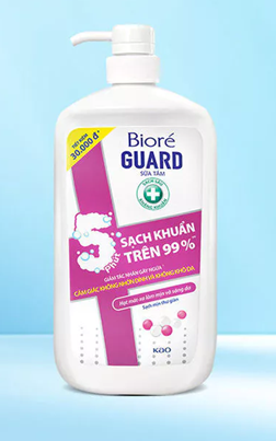  Biore Sữa Tắm Sạch Sâu Kháng Khuẩn - Sạch Mịn Thư Giãn Biore Guard 1.2kg 