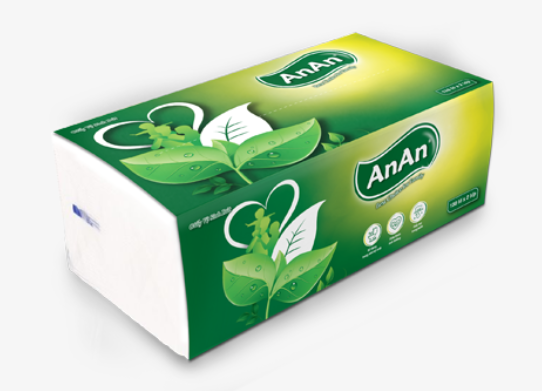  Giấy Vệ Sinh Rút Anan 2 lớp  130 Tờ 