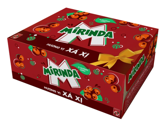  Nước Ngọt Giải Khát Có Gaz Mirinda Xá Xị 320ml/lon 