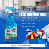  Nước Lau Kính Sạch Sáng Bóng Ring Không Để Lại Vết Ố Chai 500 - 750 - 5000 ML 