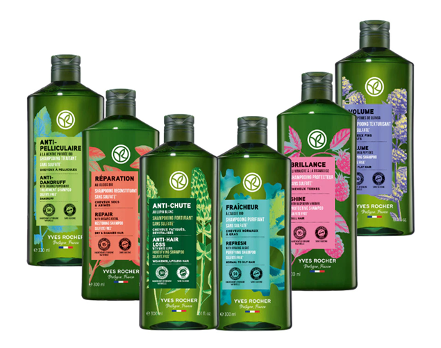  Dầu gội thiên nhiên Không Sulfate Không Silicone Yves Rocher Shampoo 300ml 