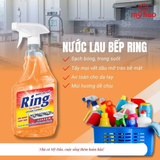  Nước Lau Bếp Sạch Nhanh Vết Bẩn Bề Mặt Ring tiện Lợi, Tiết Kiệm Chai 730 ml 