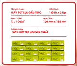  Giấy ăn Silkwell gấu trúc mini 100 tờ 3 lớp 100% bột tre nhập khẩu 