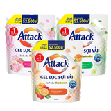  Nước giặt gel Attack hương anh đào/ thiên nhiên/ trái cây túi 3.5kg 