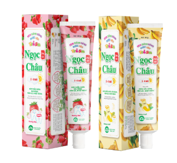  Kem đánh răng dược liệu Ngọc Châu trẻ em cho trẻ từ 2 đến 6 tuổi 