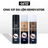  Chai Xịt Vệ Sinh Da Lộn Renovator XIMO 230ml Chuyên Dưỡng Và Bổ Sung, Chai Xịt Phục Hồi Màu 