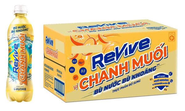  Nước Điện Giải Thể Thao Revive Chanh Muối 390ml/chai 