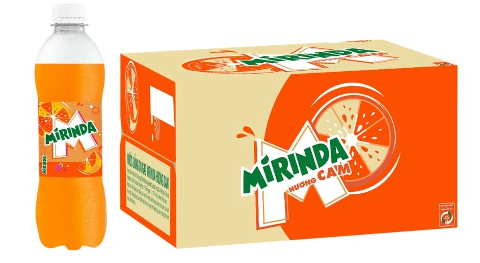  Nước Ngọt Giải Khát Mirinda Cam 390ml/chai 
