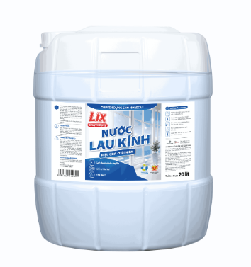  Nước Lau Kính Lix 20L giúp làm sạch nhanh vết bẩn, chống bám bụi, khô nhanh tức thì 