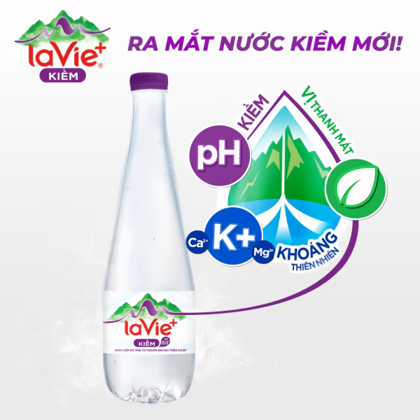  La Vie+ Kiềm 400ml (Thùng 20 chai) 