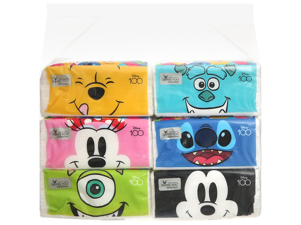  Gói khăn Popup Bless You Selection Disney 120 tờ 